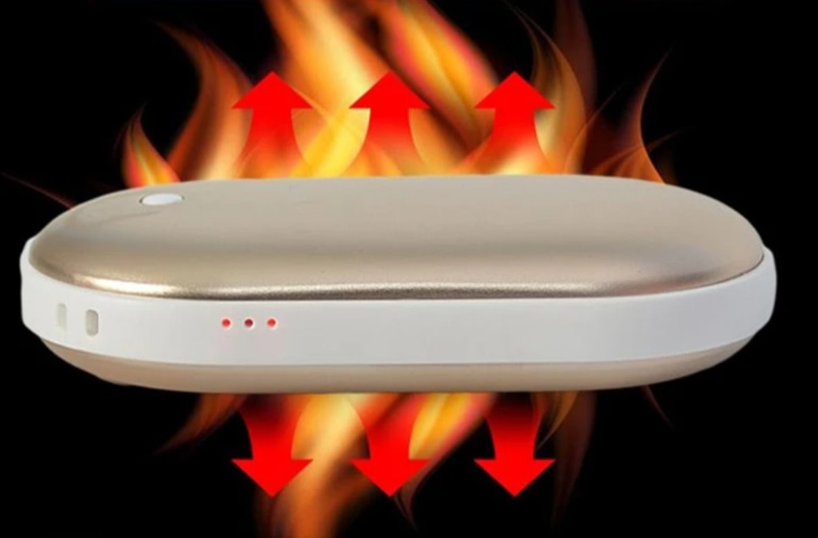 Portable USB Hand Warmer Egg Mobile Phone Battery Bank