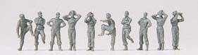 Preiser 77104 1/144 Unpainted German Reich Tank Crew 1939-45 (10)