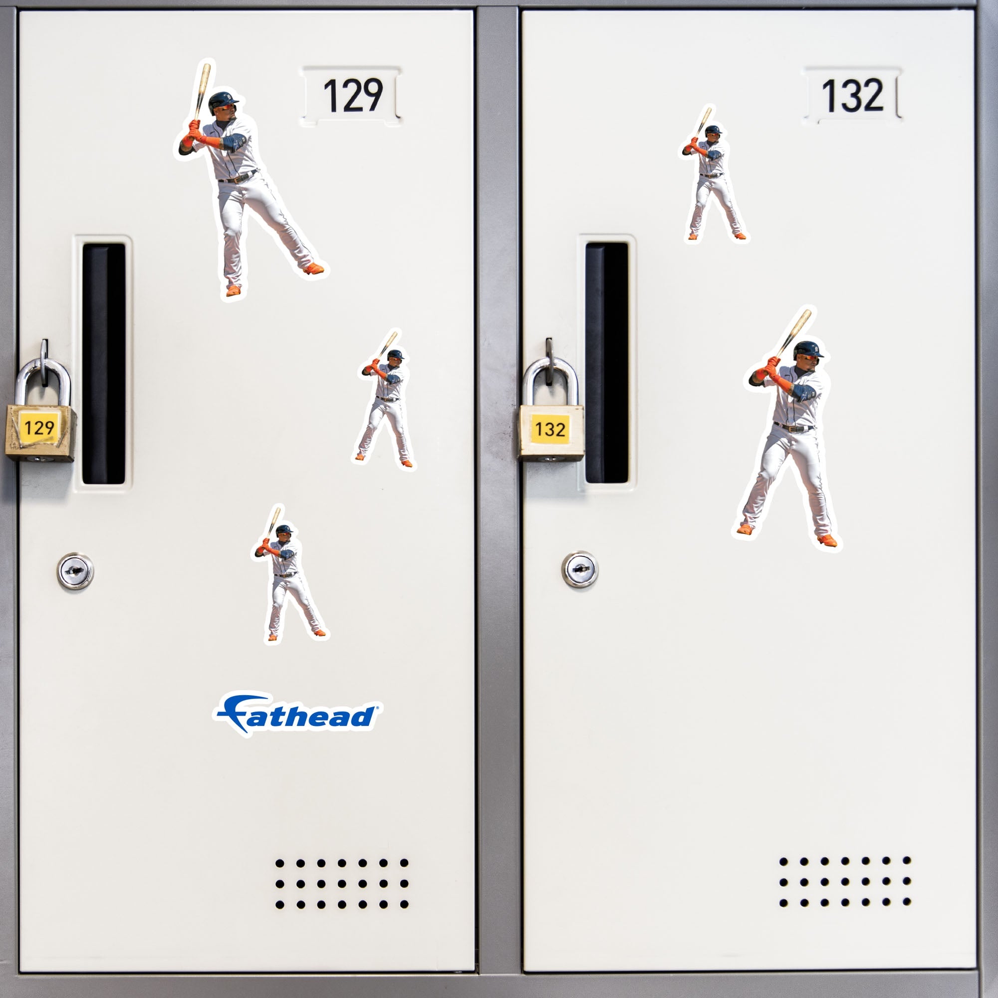 Javier Báez - 5 Player Minis (Mixed Sizes) - Official MLB - Detroit Tigers - Reusable Vinyl Decals