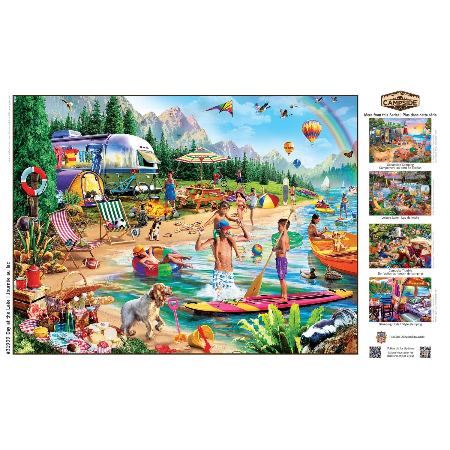 Campside - Day at the Lake 300 Piece EZ Grip Jigsaw Puzzle