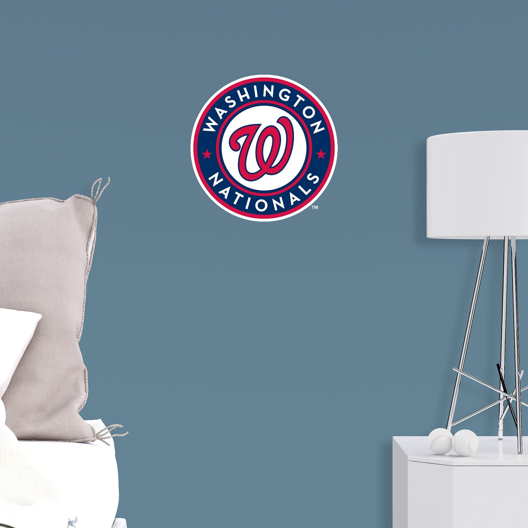 Washington Nationals - RealBig Logo Collection - Official MLB - Reusable Vinyl Wall Decals