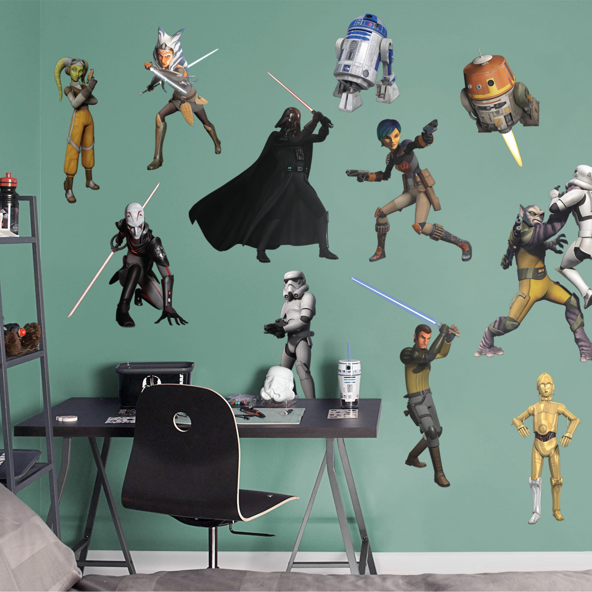 Star Wars: Rebels Characters Collection - Officially Licensed Removable Wall Decal