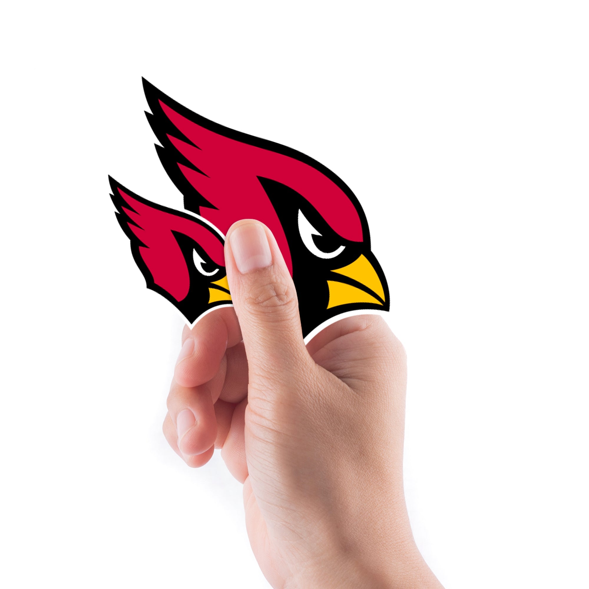 Arizona Cardinals - 5 Logo Minis (Mixed Sizes) - Official NFL - Reusable Vinyl Decals
