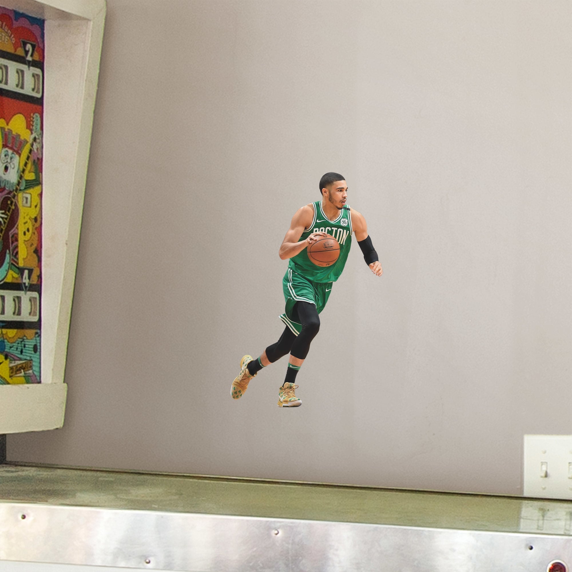 Jayson Tatum - RealBig Collection - Official NBA - Boston Celtics - Reusable Vinyl Wall Decals
