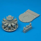 Quickboost 48026 1/48 F4U7 Engine for HSG