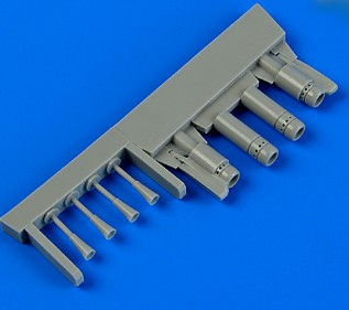 Quickboost 48667 1/48 F4U5 Night Gun Barrels for HBO