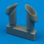 Quickboost 72015 1/72 Westland Wywern S4 Exhaust for TSM (D)