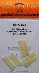 Quickboost 72238 1/72 A1 Skyraider Horizontal Stabilizers for HSG (D)