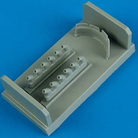 Quickboost 72374 1/72 P40B/C Exhaust & Damper Cooler for ARX