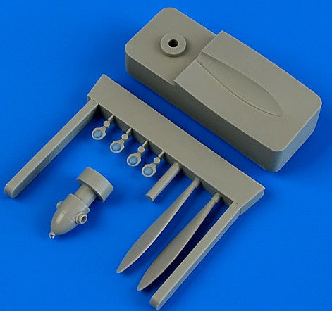 Quickboost 72498 1/72 I153 Propeller A w/Jig Tool for ICM (D)