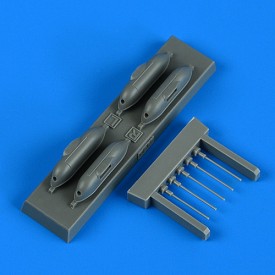 Quickboost 72659 1/72 Bf109G6/R6 Cannon Pods for TAM