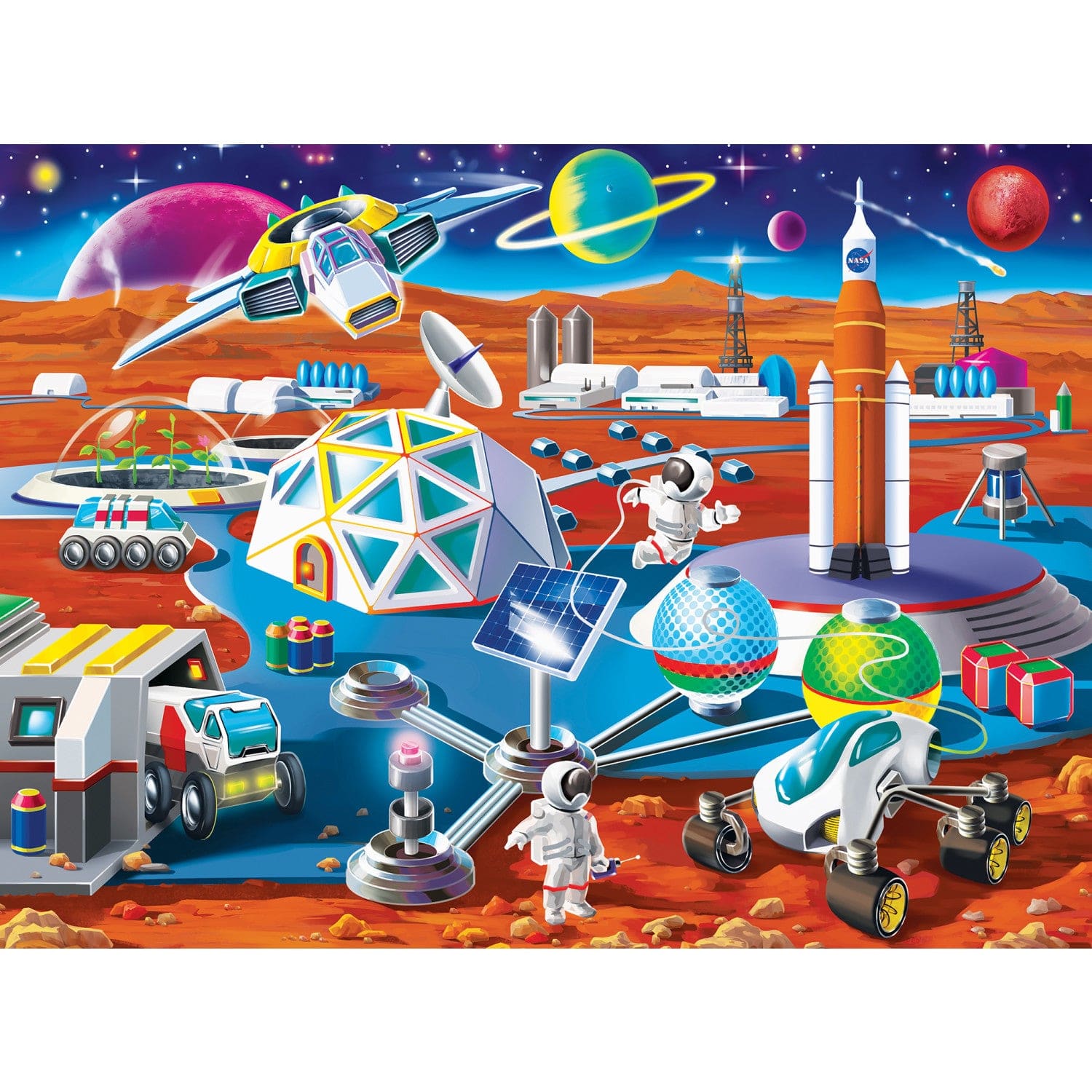 NASA Mars Mission 100 pc