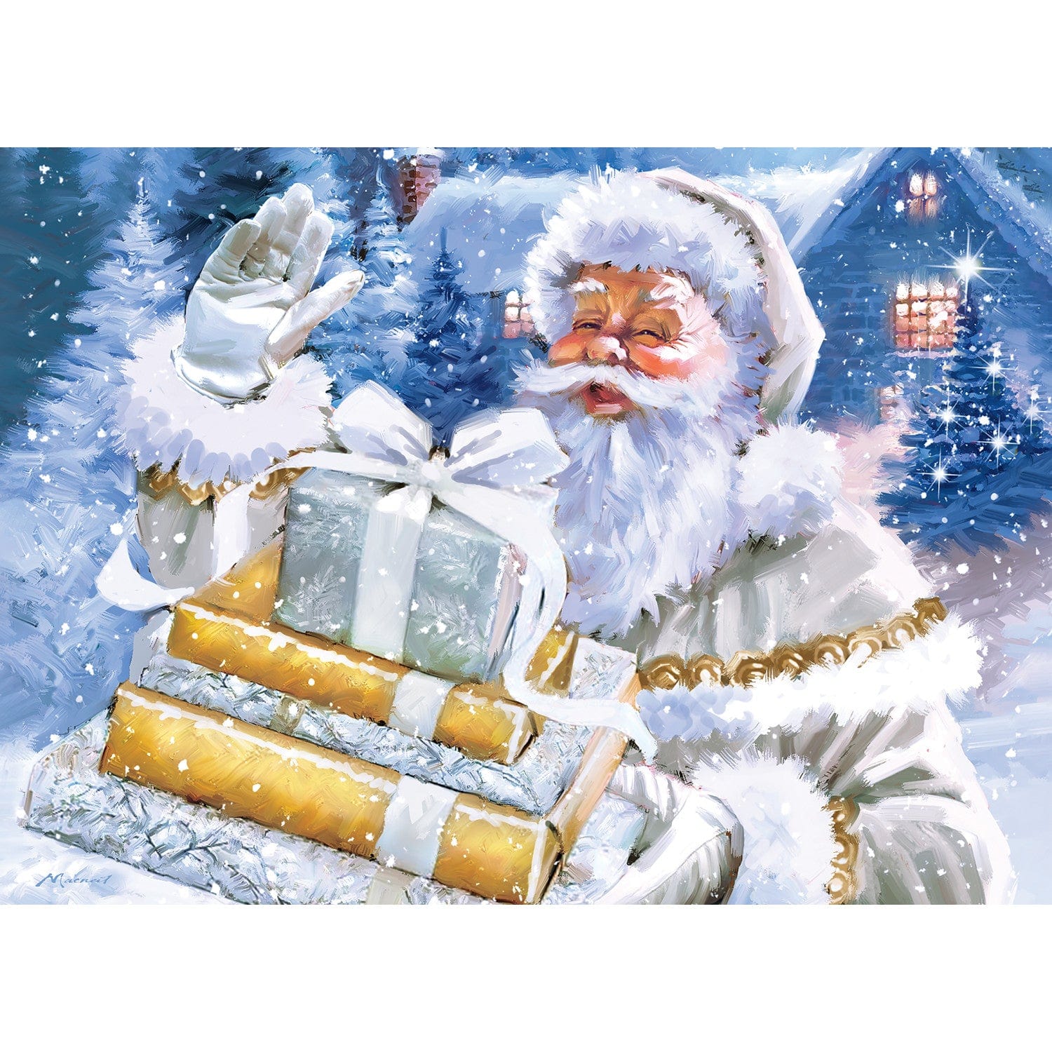 Glitter & Gold - Santa's Golden Gifts 1000 Piece Jigsaw Puzzle