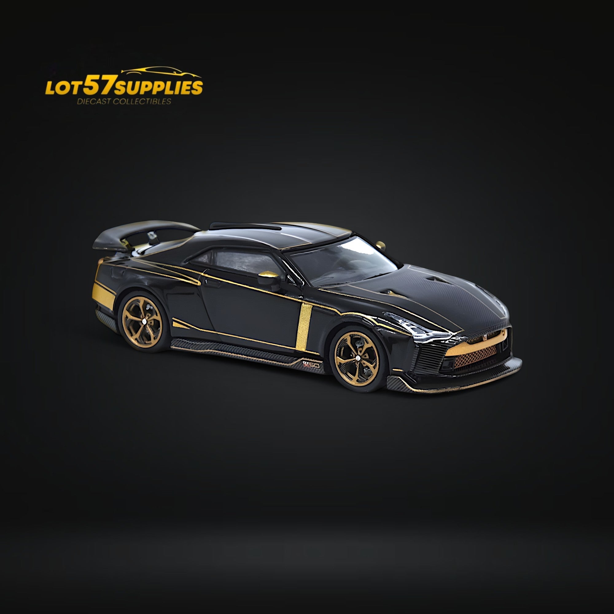 Inno64 NISSAN GT-R50 By ITALDESIGN Black 1:64
