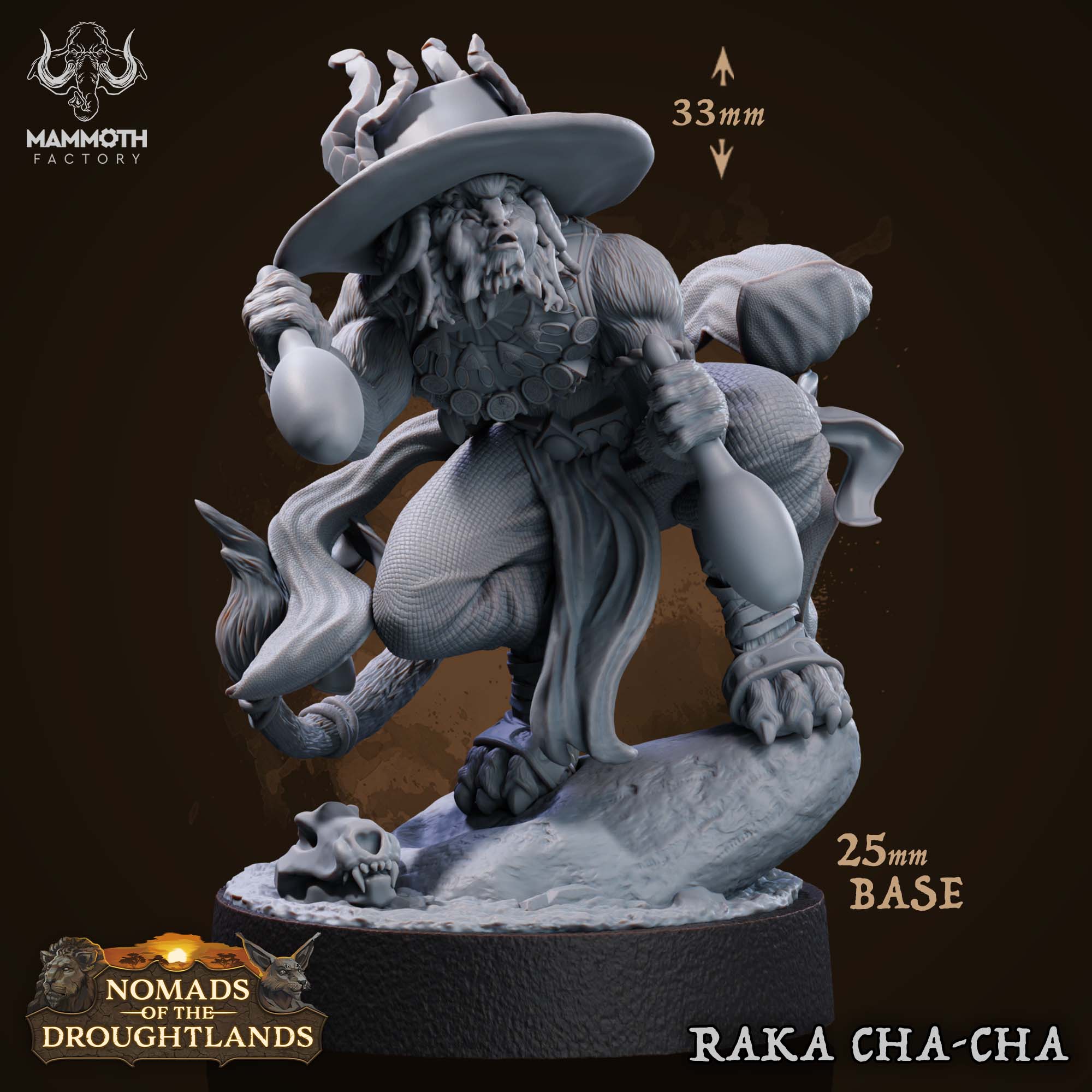 Raka Cha-Cha (Male Leonin Bard)