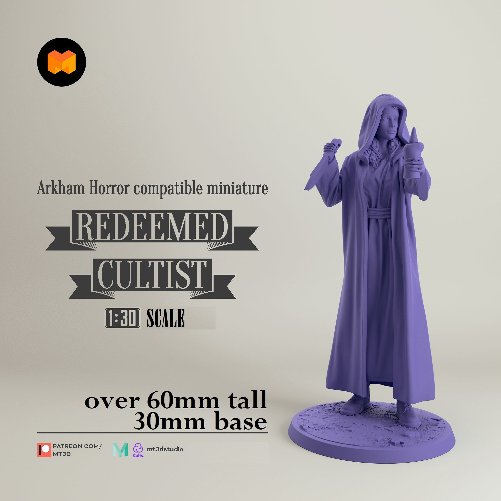 Arkham Compatible Investigator: The Redeemed Cultist (Diana Stanley)