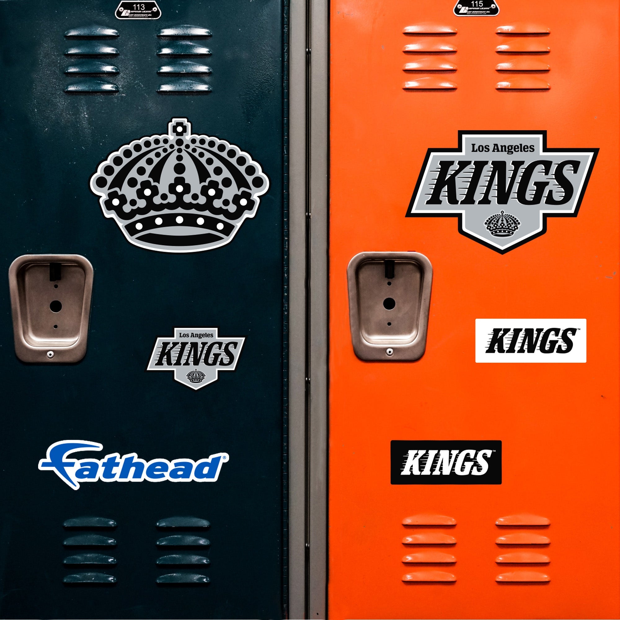 Los Angeles Kings - 5 Logo Minis (Mixed Sizes) - Official NHL - Reusable Vinyl Decals #2
