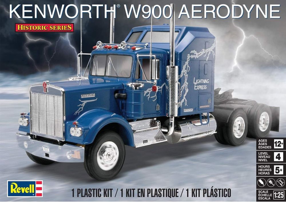 Revell 1507 1/25 Kenworth W900 Aerodyne Tractor Cab