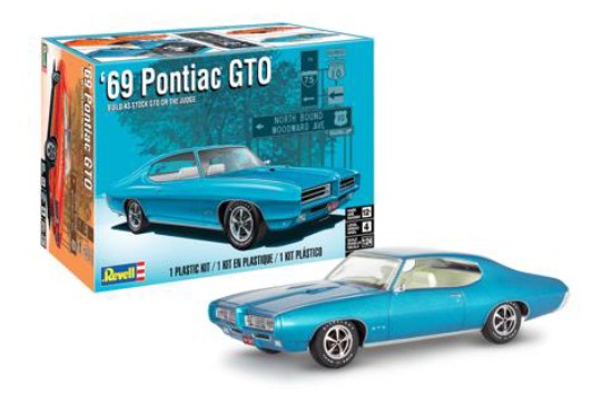 Revell 4530 1/24 1969 Pontiac GTO