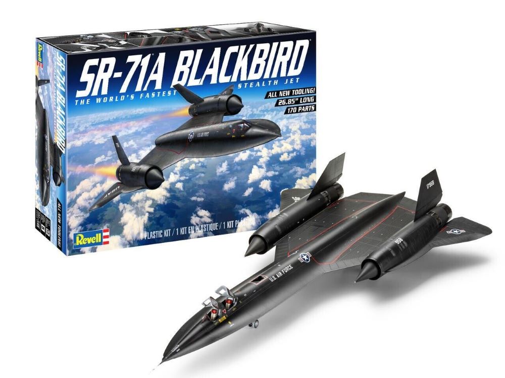 Revell 5720 1/48 SR71A Blackbird Stealth Jet