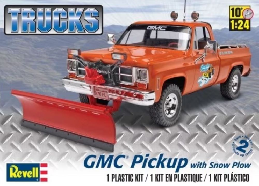 Revell Monogram 7222 1/24 GMC Pickup Truck w/Plow