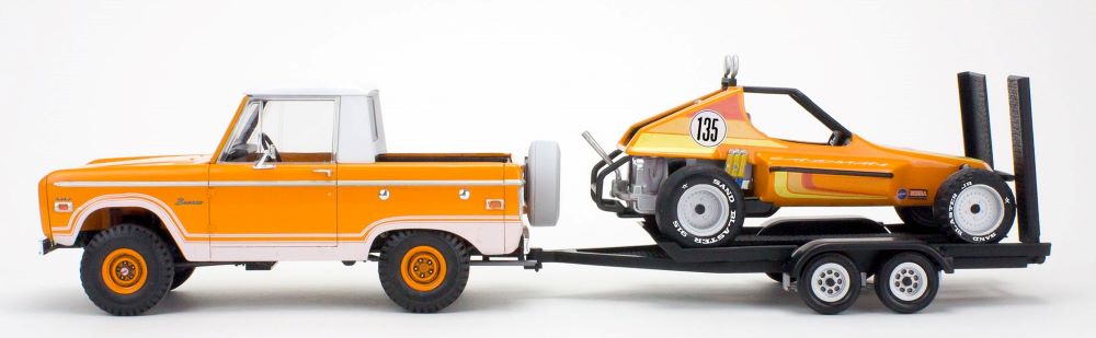 Revell 7228 1/25 Bronco Half Cab Truck w/Dune Buggy & Trailer (Special Edition)