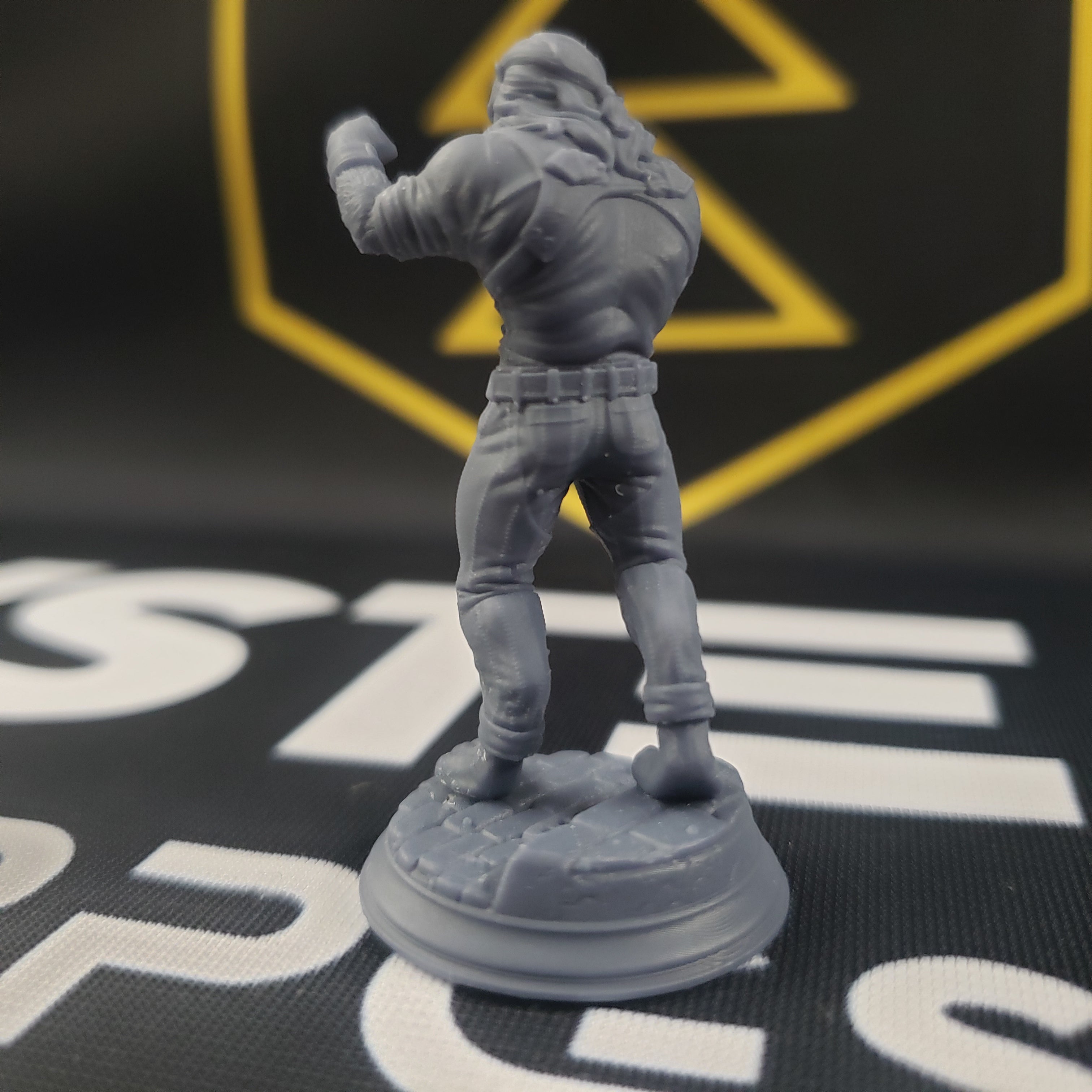 Vaa'dren Snowmane, Lionfolk Bouncer (Male Leonin Pugilist)