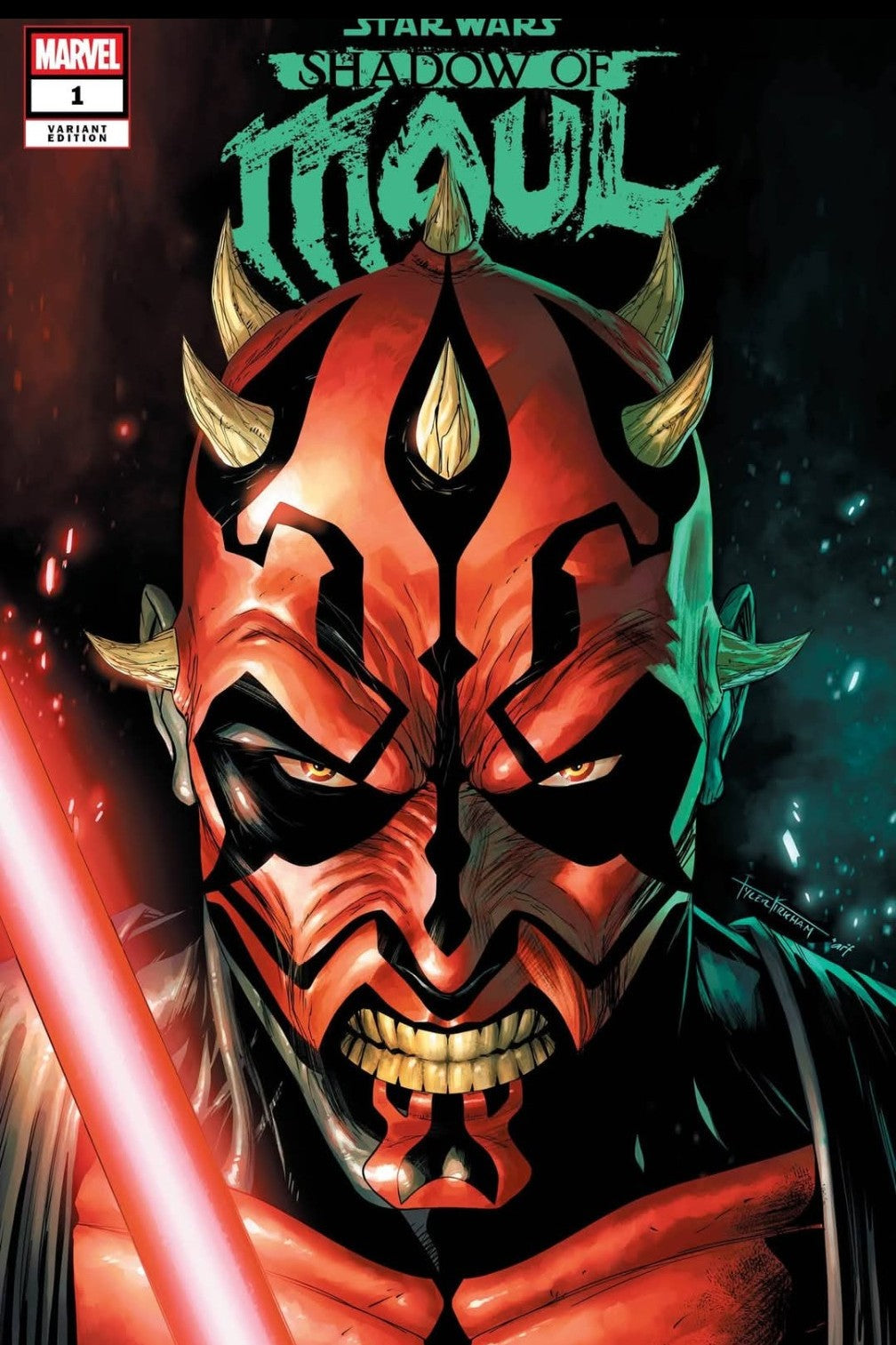 Shadow of Maul #1 art by Tyler Kirkham trade variant pre-order