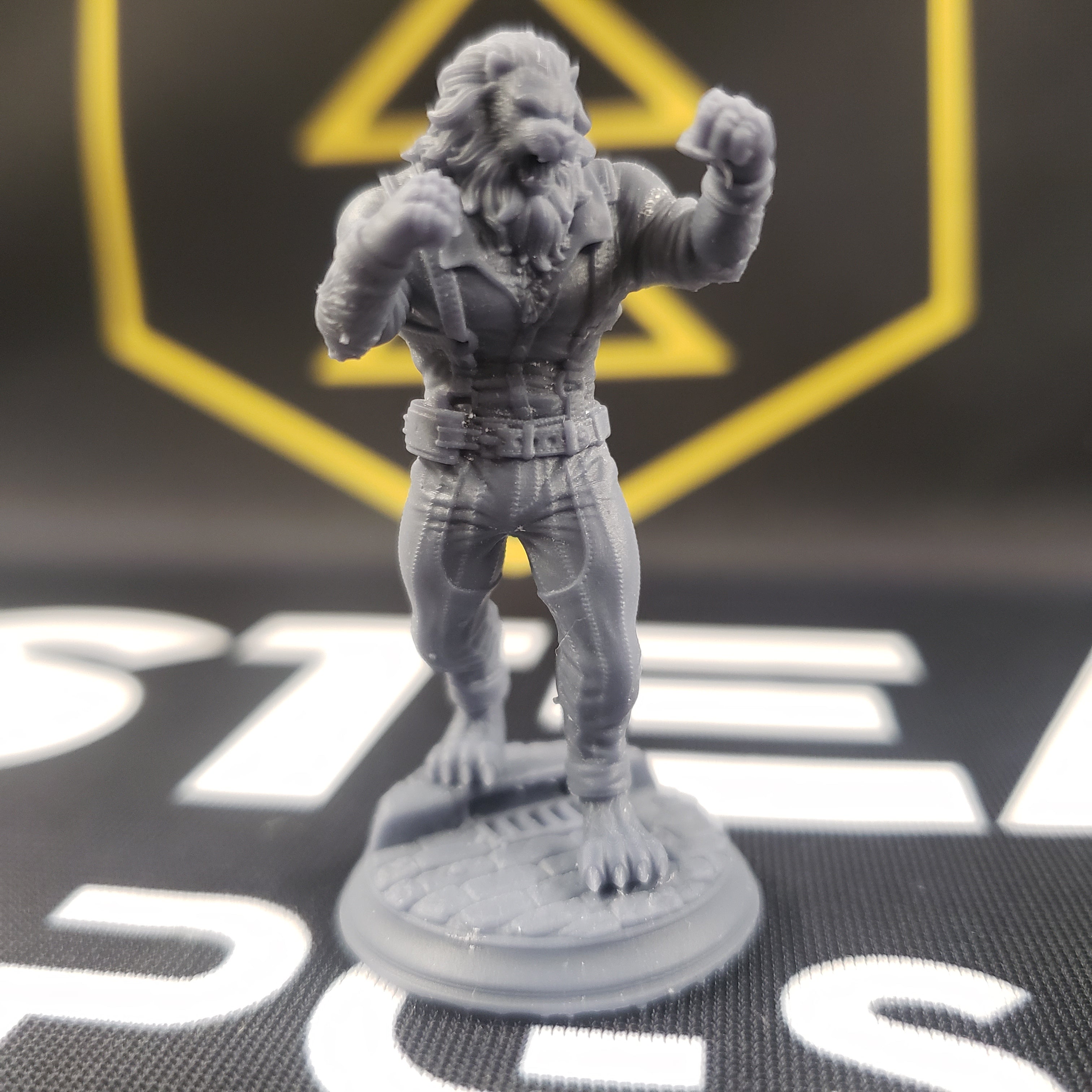 Vaa'dren Snowmane, Lionfolk Bouncer (Male Leonin Pugilist)