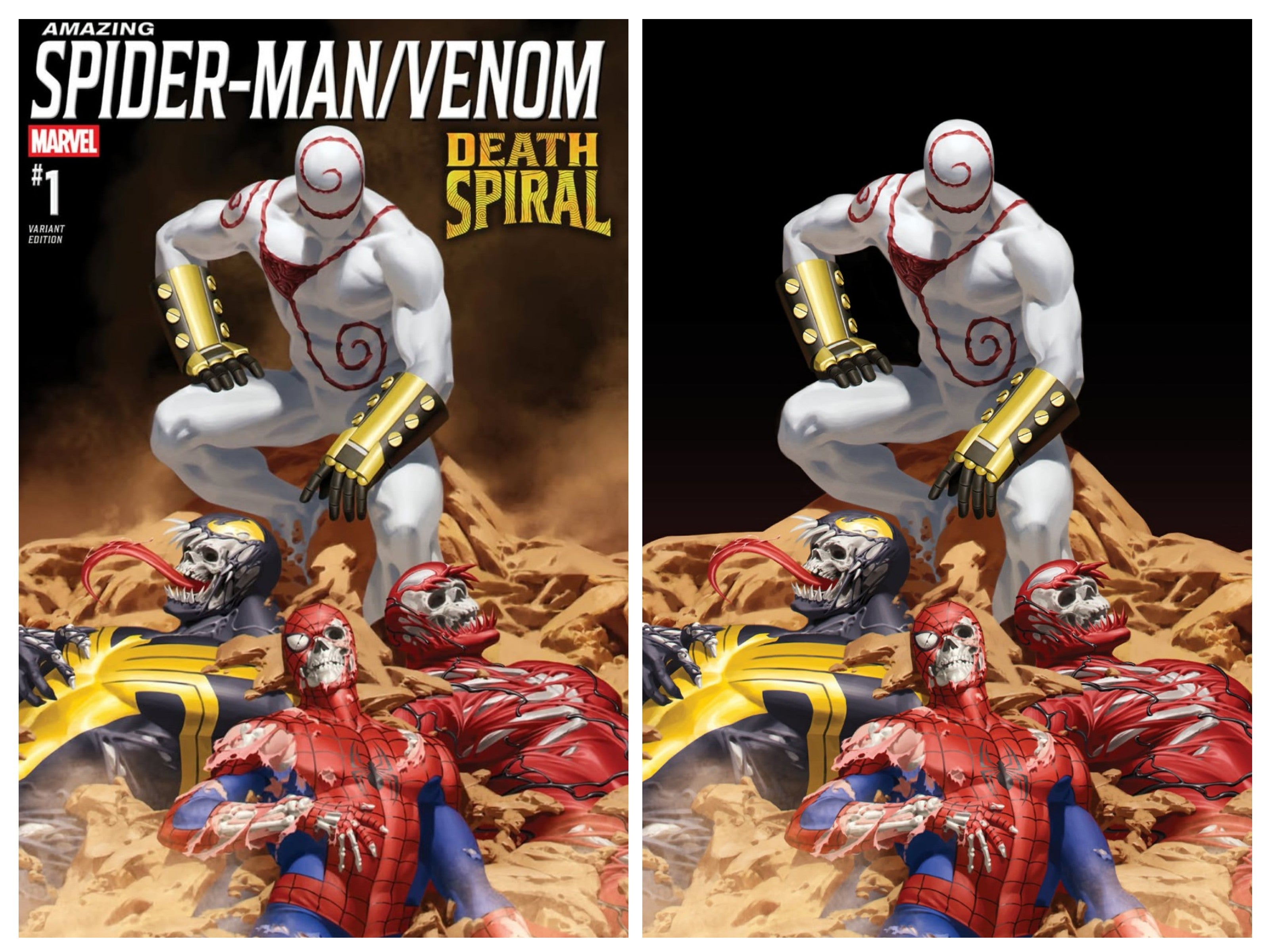 Amazing spider-man/Venom Death Spiral #1 junggeun Yoon set