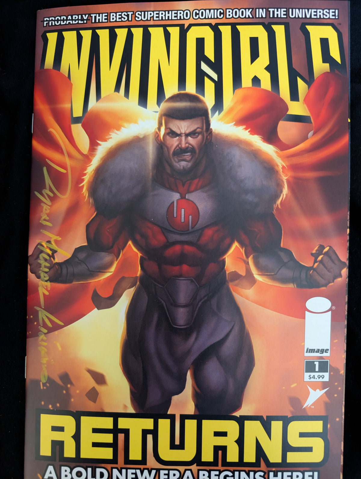 Invincible returns #1 Signed by Ryan Kinkaid