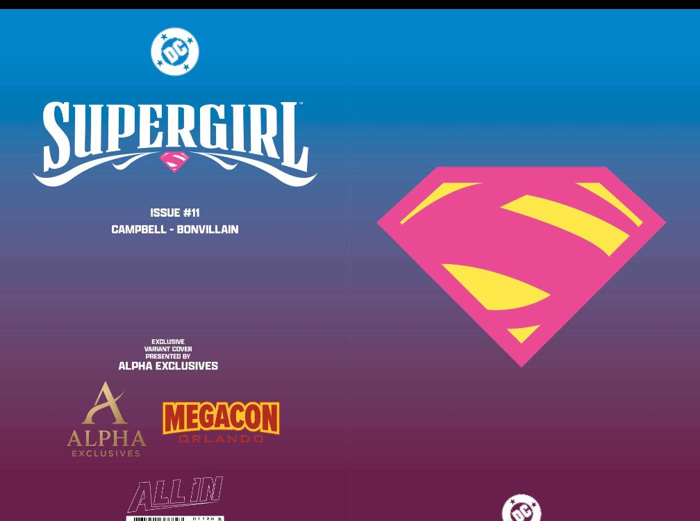Supergirl #11 Megacon exclusive foil Alpha Exclusives Pre-order
