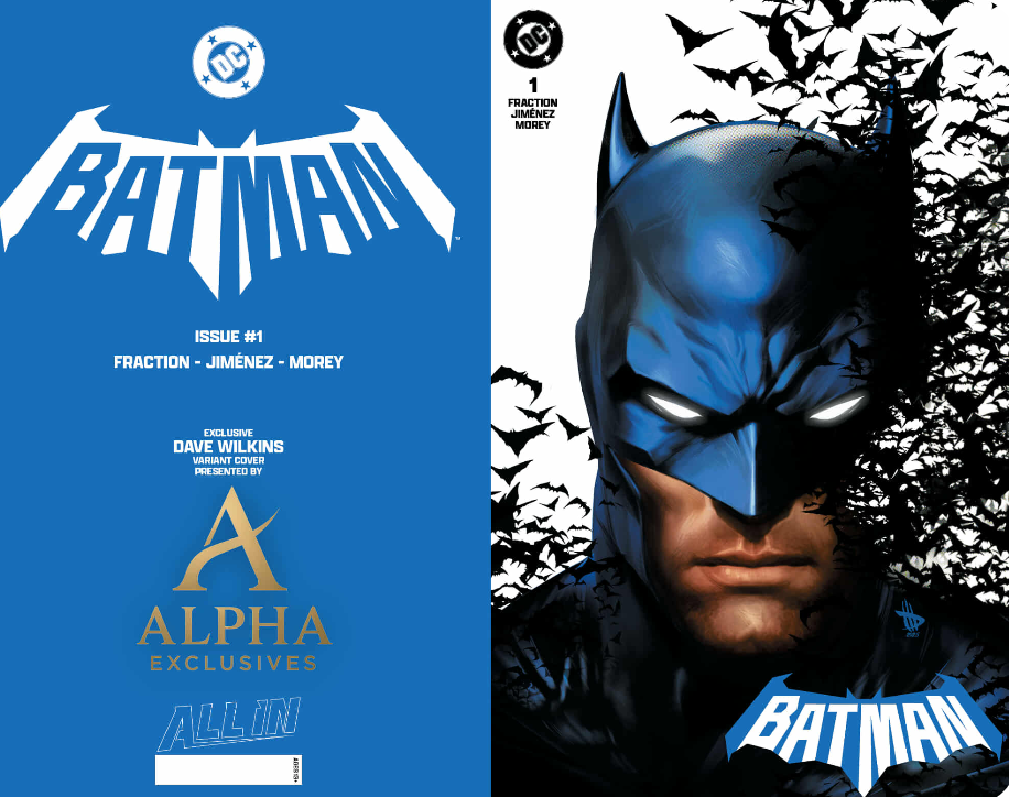 Batman #1  art Alpha exclusive art by Dave Wilkins trade variant