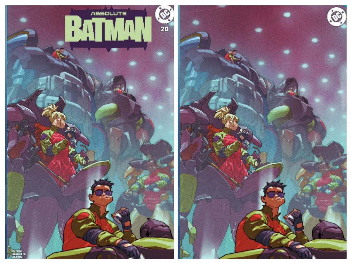 Absolute Batman 20 Alpha Exclusives art by Gerald Parel set of 2  variants