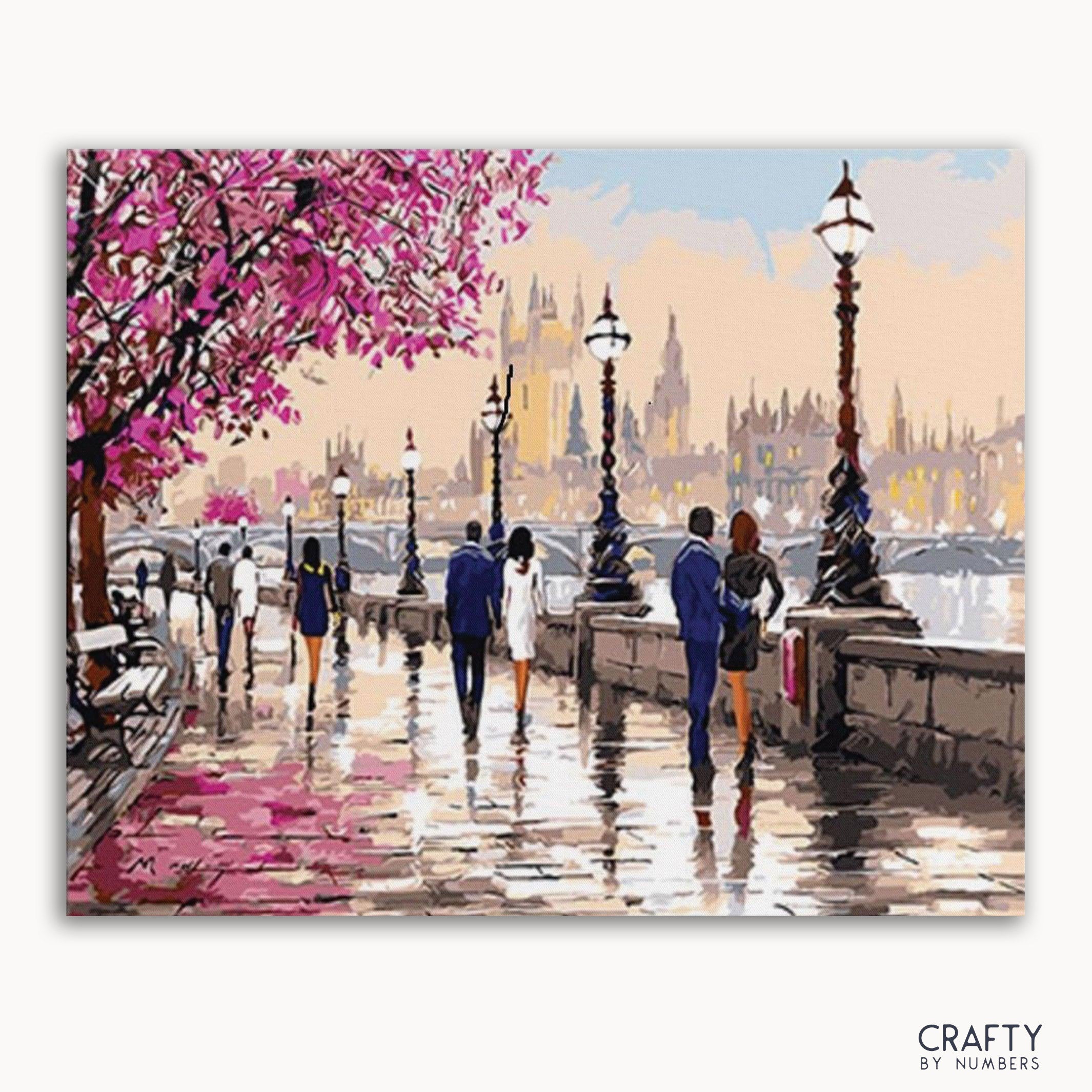 Romantic Raining Park London