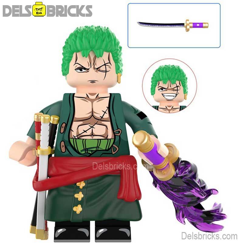 Roronoa Zoro from One Piece Lego Anime Minifigures Custom Toys 6