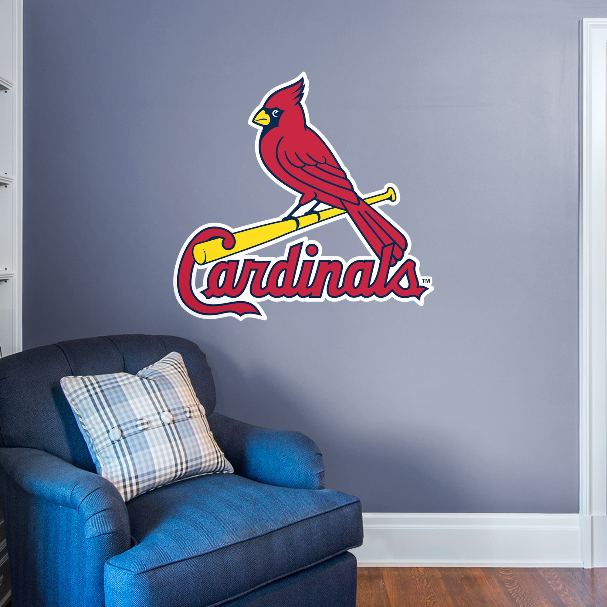 St. Louis Cardinals - RealBig Logo Collection - Official MLB - Reusable Vinyl Wall Decals