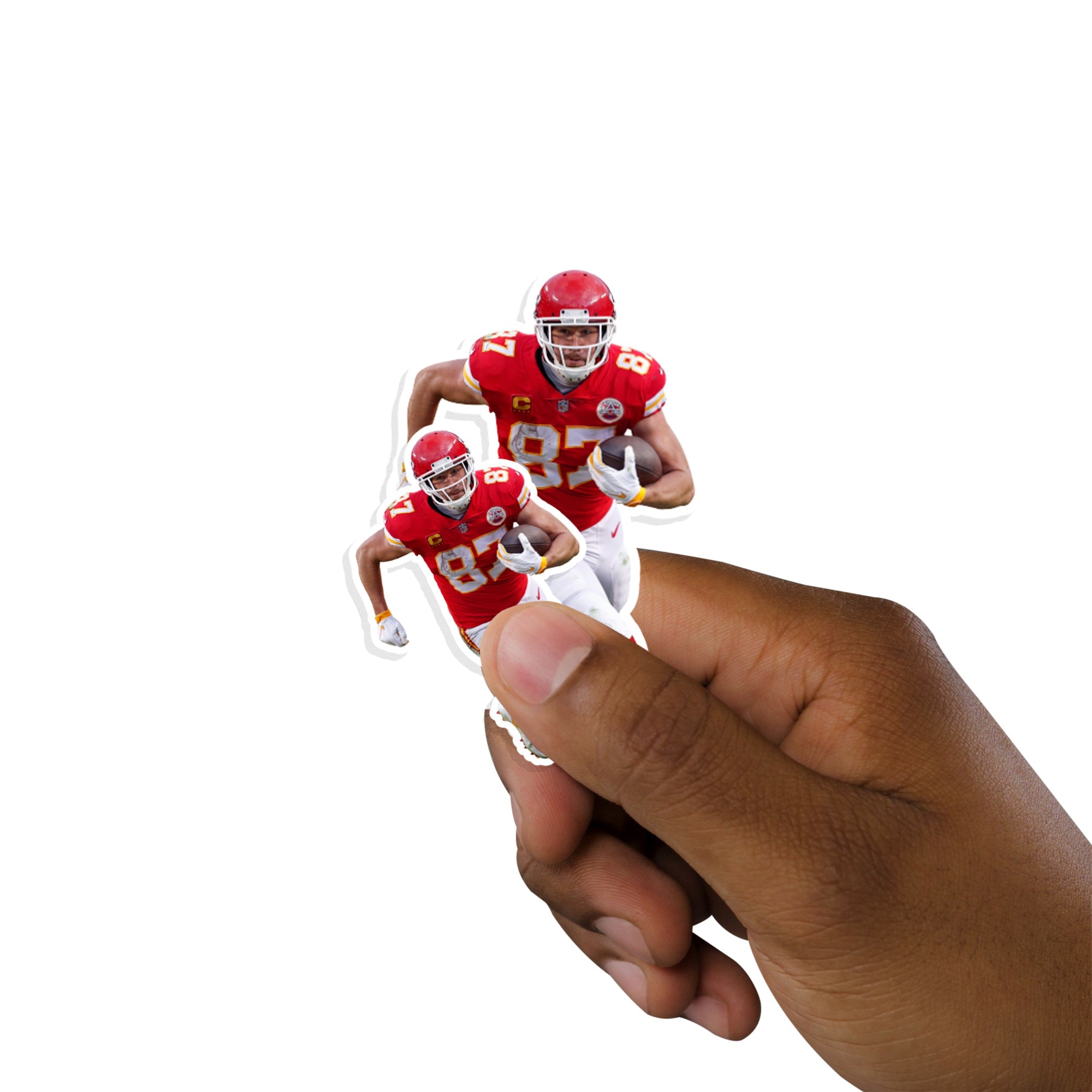 Travis Kelce - 5 Player Minis (Mixed Sizes) - Official NFL - Kansas City Chiefs - Reusable Vinyl Decals