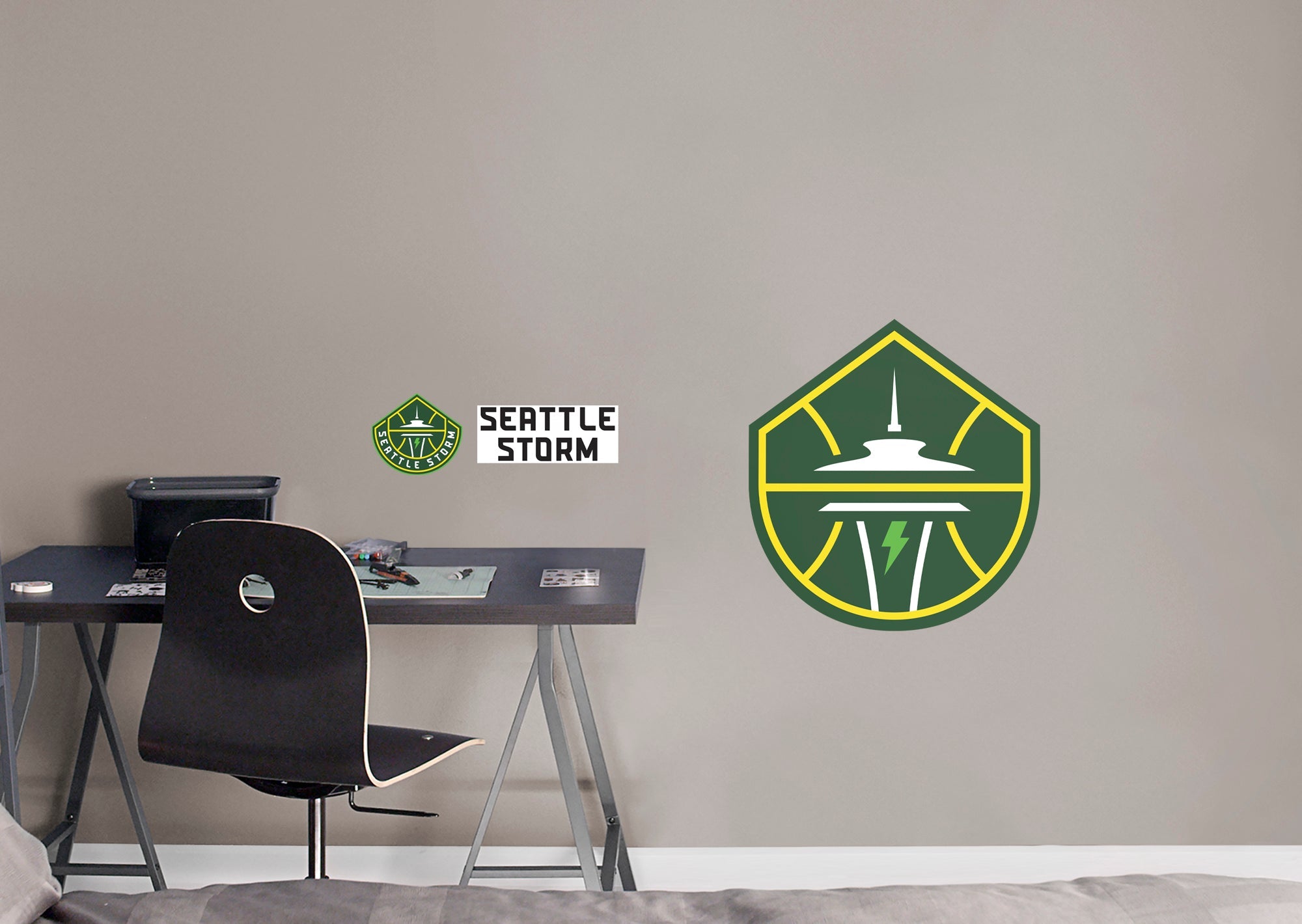 Seattle Storm - RealBig Logo Collection - Official WNBA - Seattle Storm - Reusable Vinyl Wall Decals