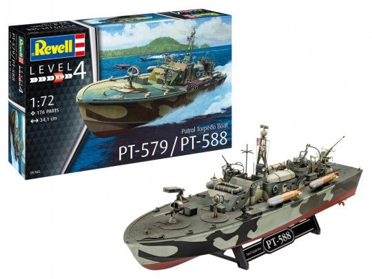 Revell 5165 1/72 PT579/588 Patrol Torpedo Boat