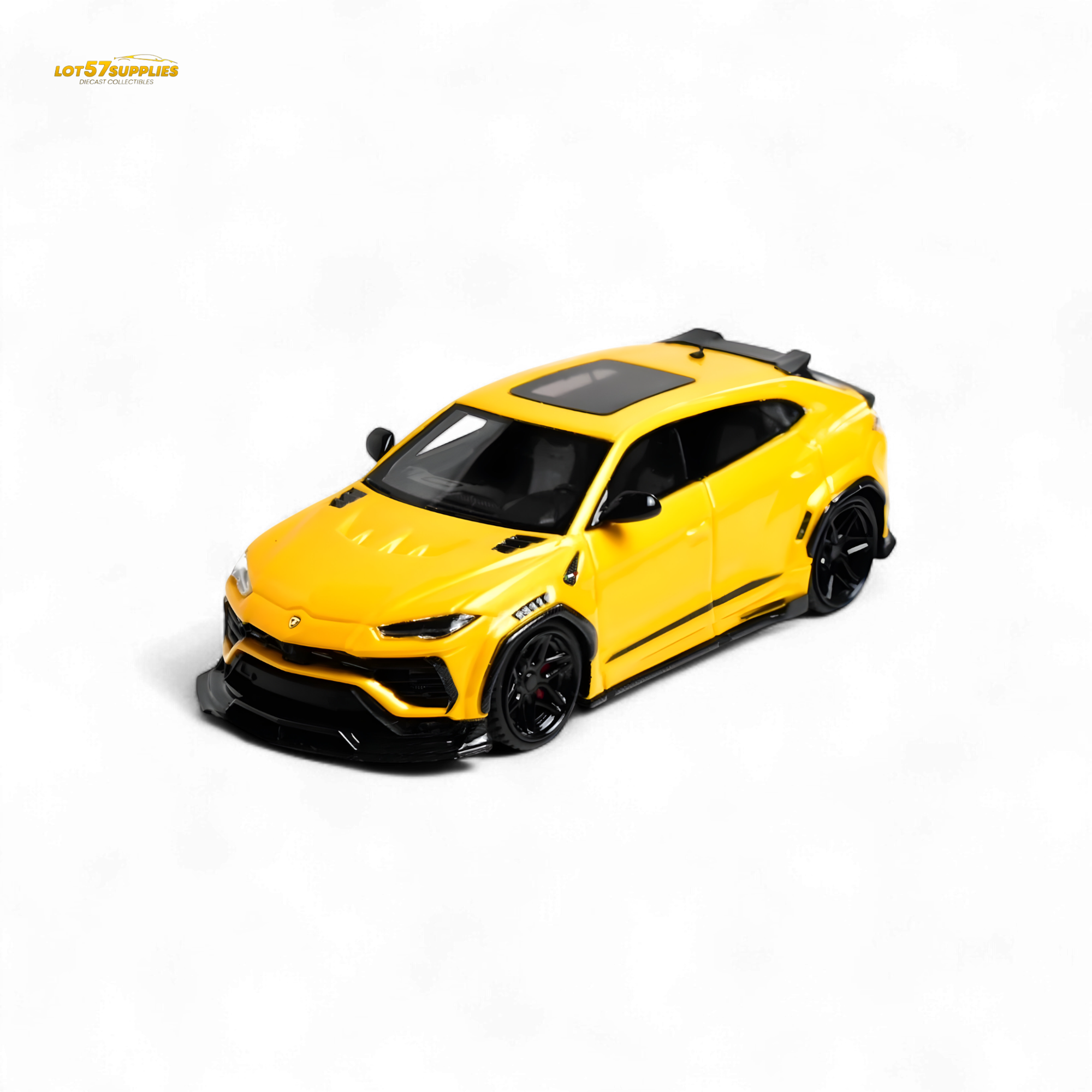Flame Lamborghini Urus LBWK Giallo Auge Yellow Resin 1:64