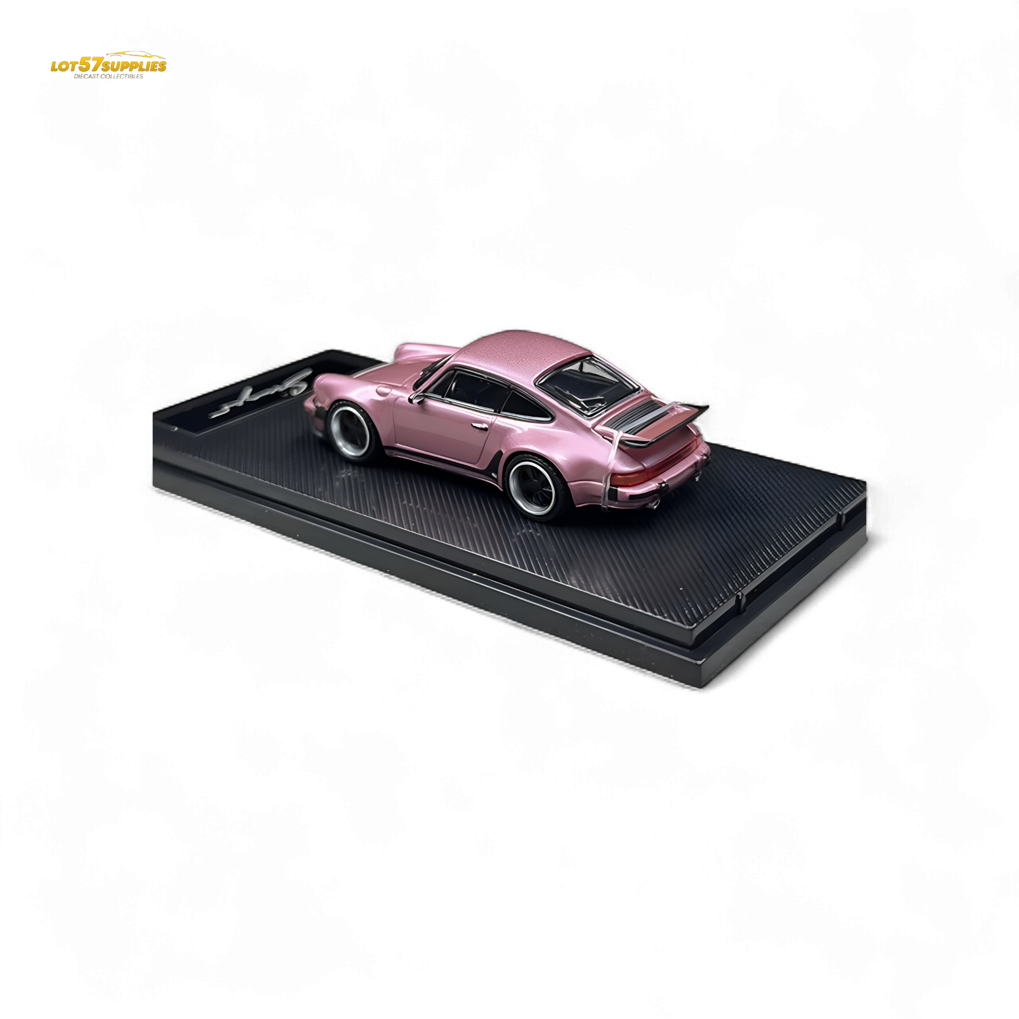 HobbyFans Porsche Singer 930 Turbo Study Ghost Player Custom Pink 1:64