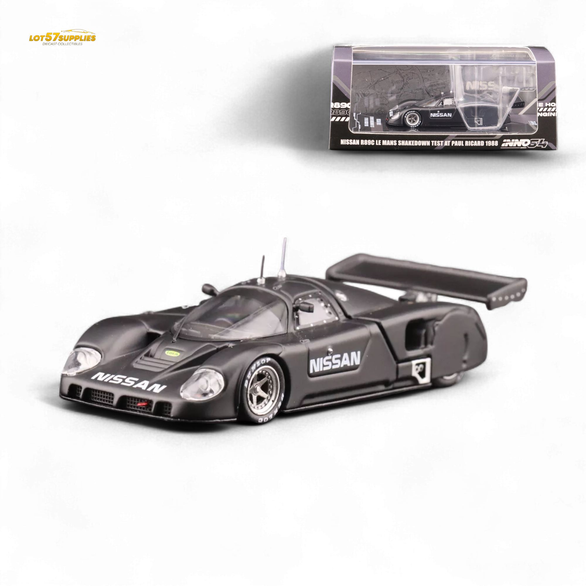 Inno64 NISSAN R89C LE MANS SHAKEDOWN TEST AT PAUL RICARD 1988 1:64