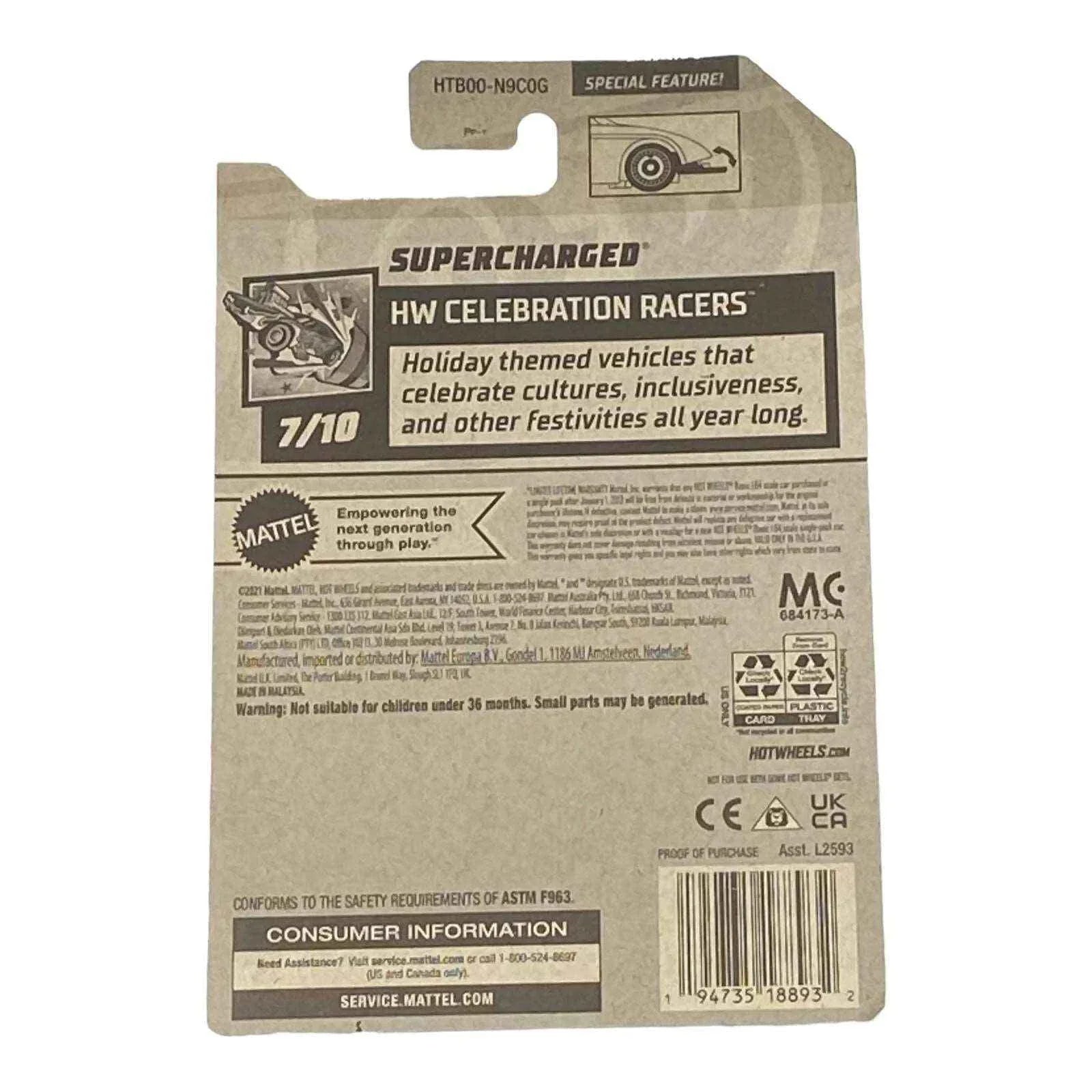 Hot Wheels Supercharged - Earth Day 2024 - Celebration Racers Series 7/10