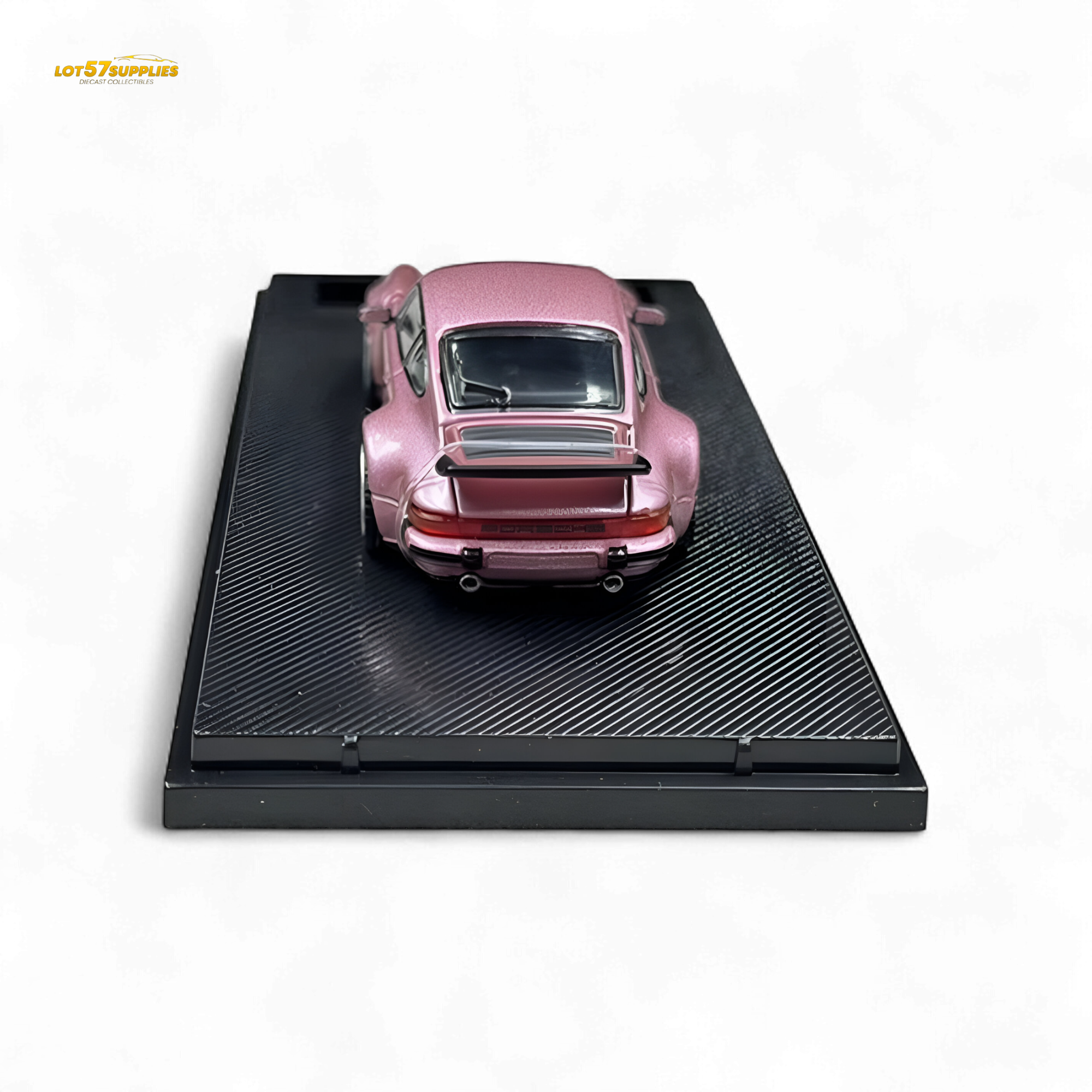 HobbyFans Porsche Singer 930 Turbo Study Ghost Player Custom Pink 1:64