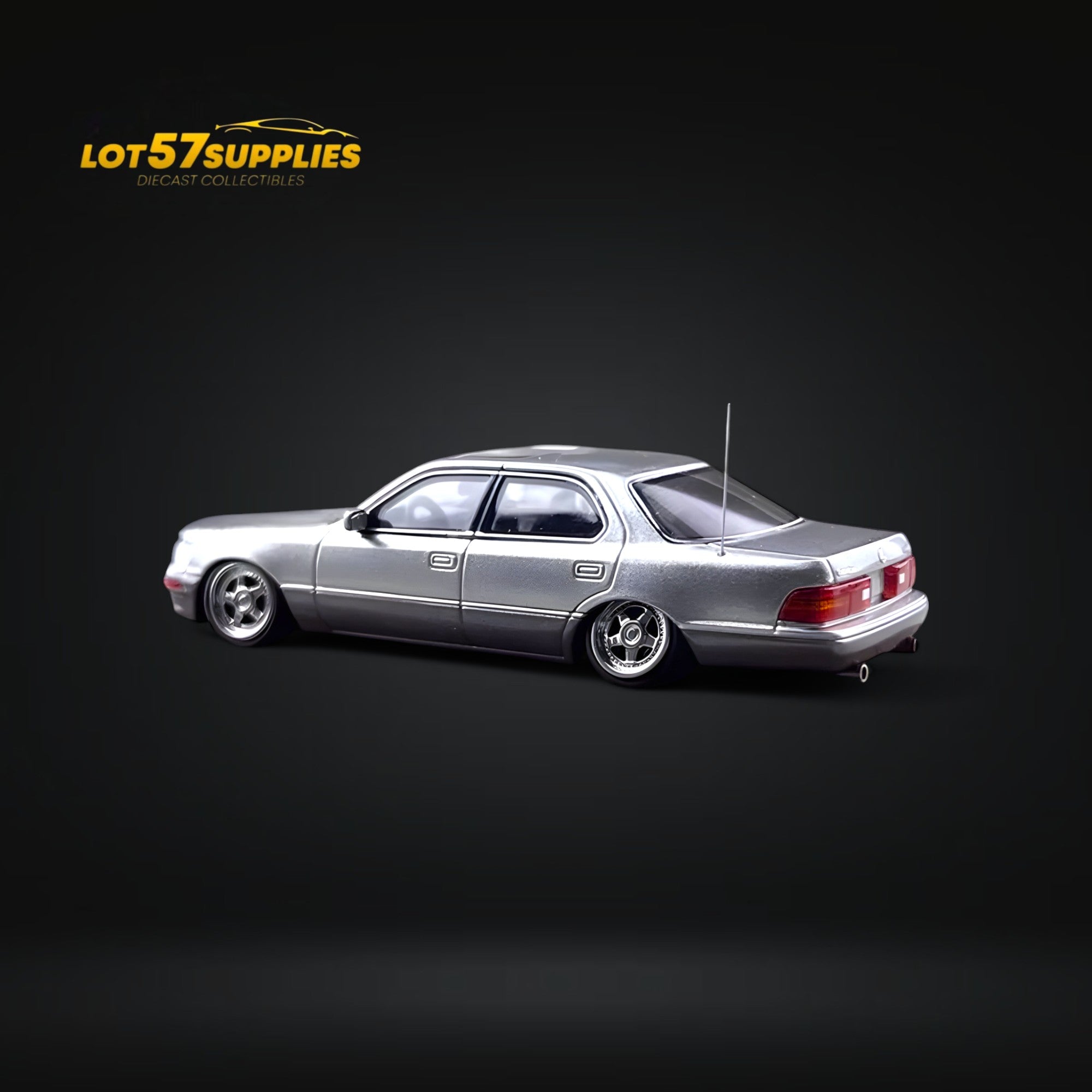 Fine works64 Lexus LS400 - Silver/Gray Double Stanced 1:64