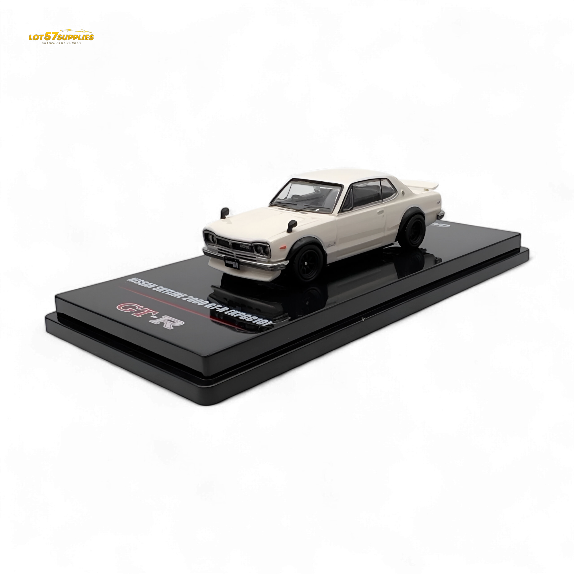 Inno64 Nissan Skyline 2000 GT-R (KPGC10) in White 1:64