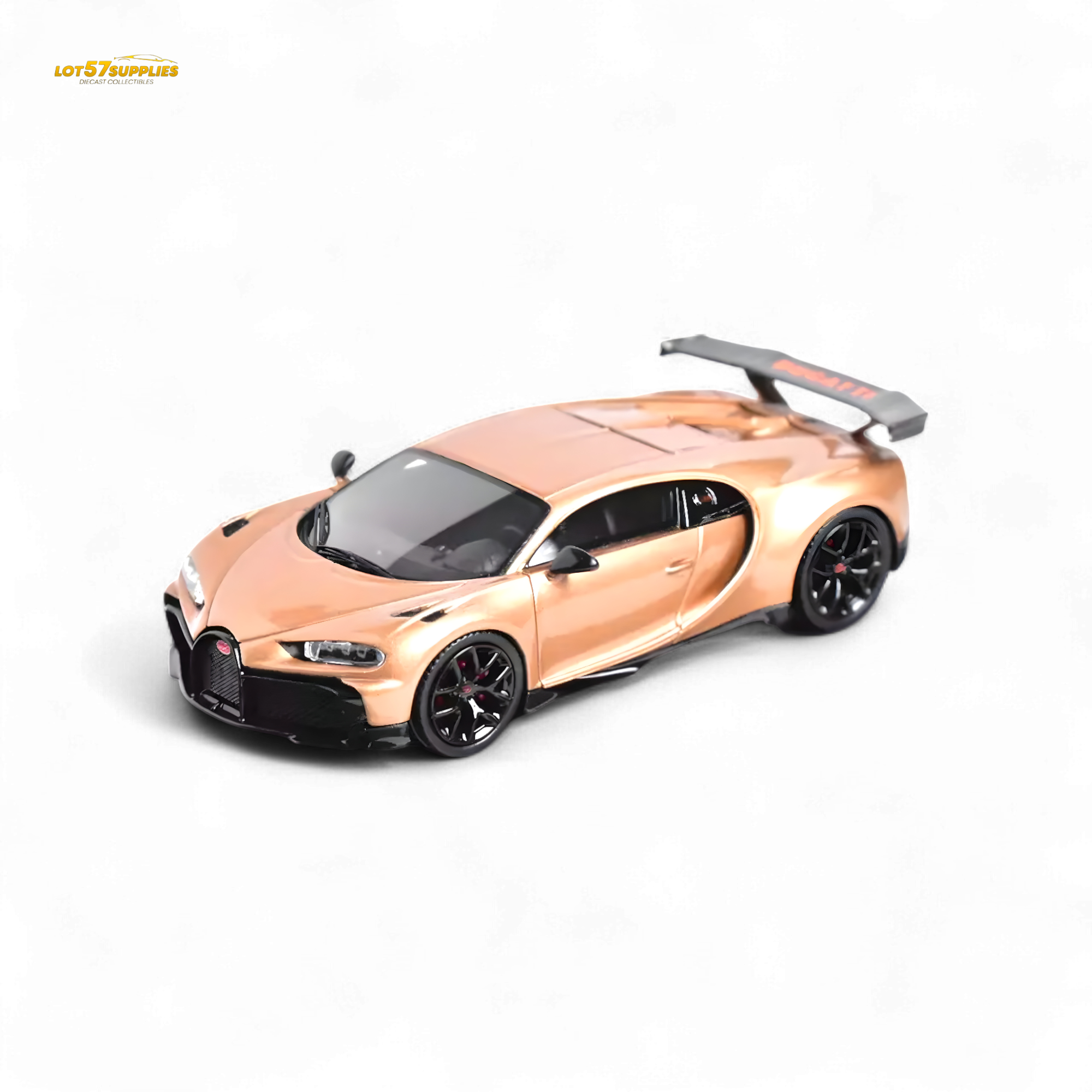YM Model Bugatti Chiron PUR SPORT in Fantasy Rose Gold Limited to 299 Pcs 1:64