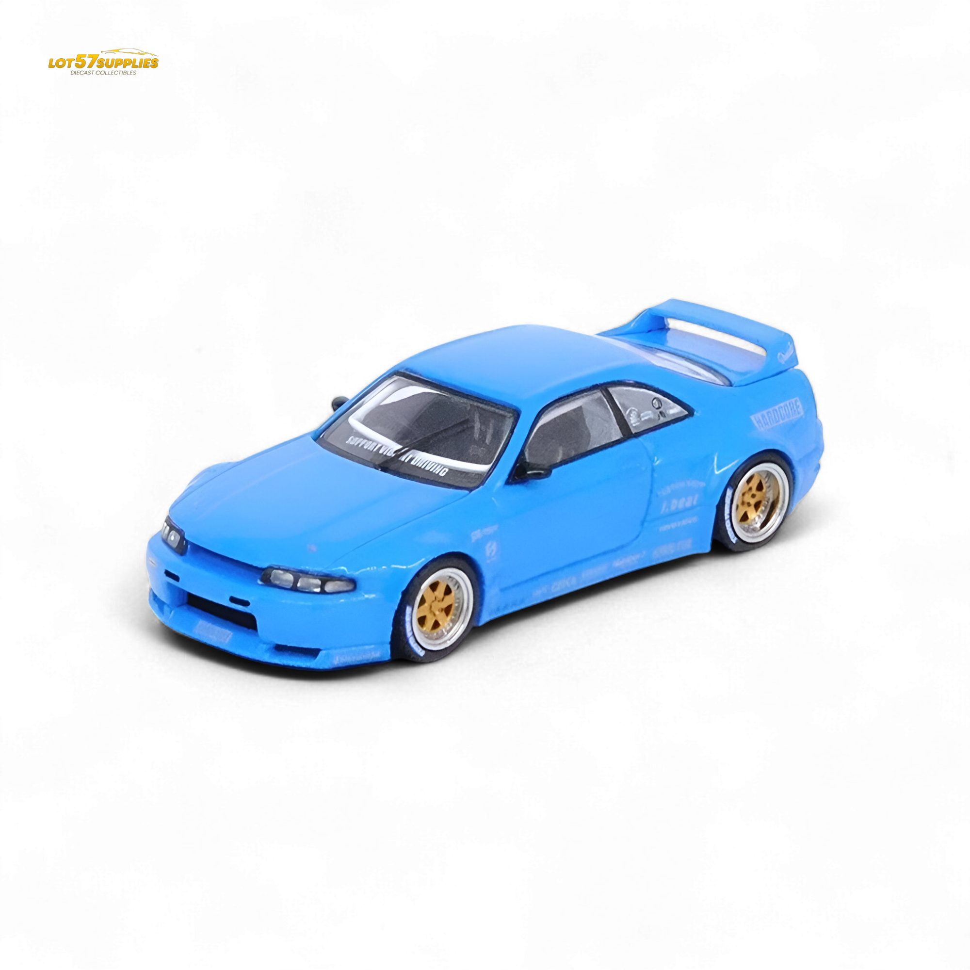 Inno64 Nissan Skyline GT-R R33 Pandem Rocket Bunny Widebody in Blue 1:64