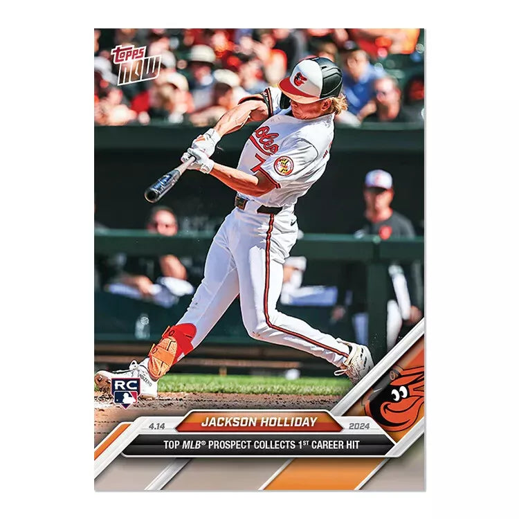 2024 Topps Now Jackson Holliday #75 Rookie RC Baseball Card